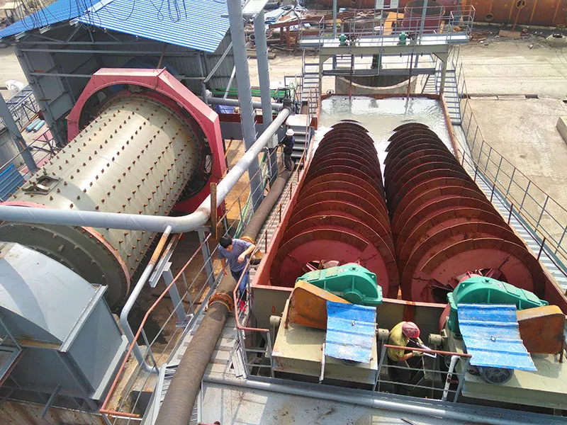 Zer den espiral sailkatzailea mineralen prozesamenduan